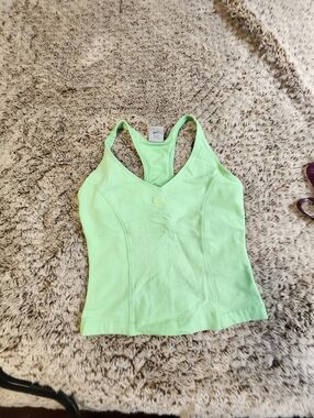 Nike Neon Green Racerback Tank Top Size S